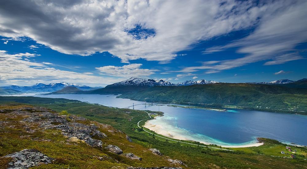 Tjeldsundbrua Maritim Villa Evenskjer Buitenkant foto